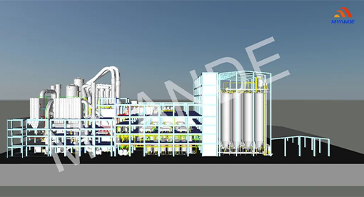 迈安德承建的河南汉永二期1000T/D小麦粉精深加工项目